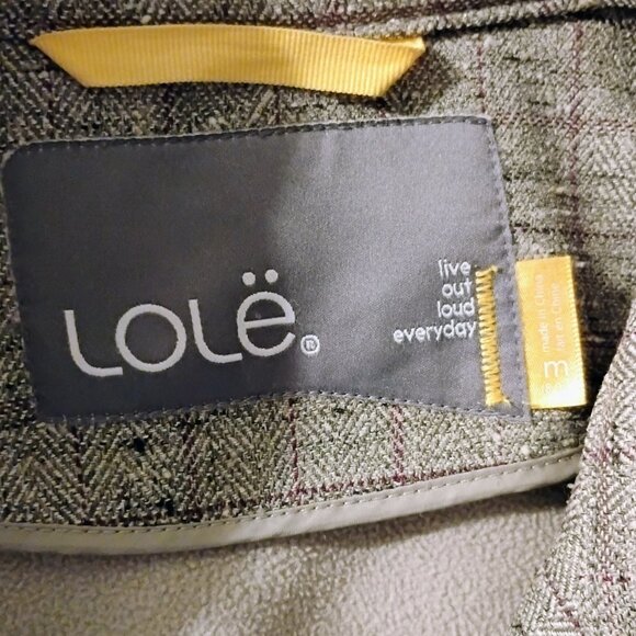 Lole Tweed Peacoat Size M - Picture 4 of 5